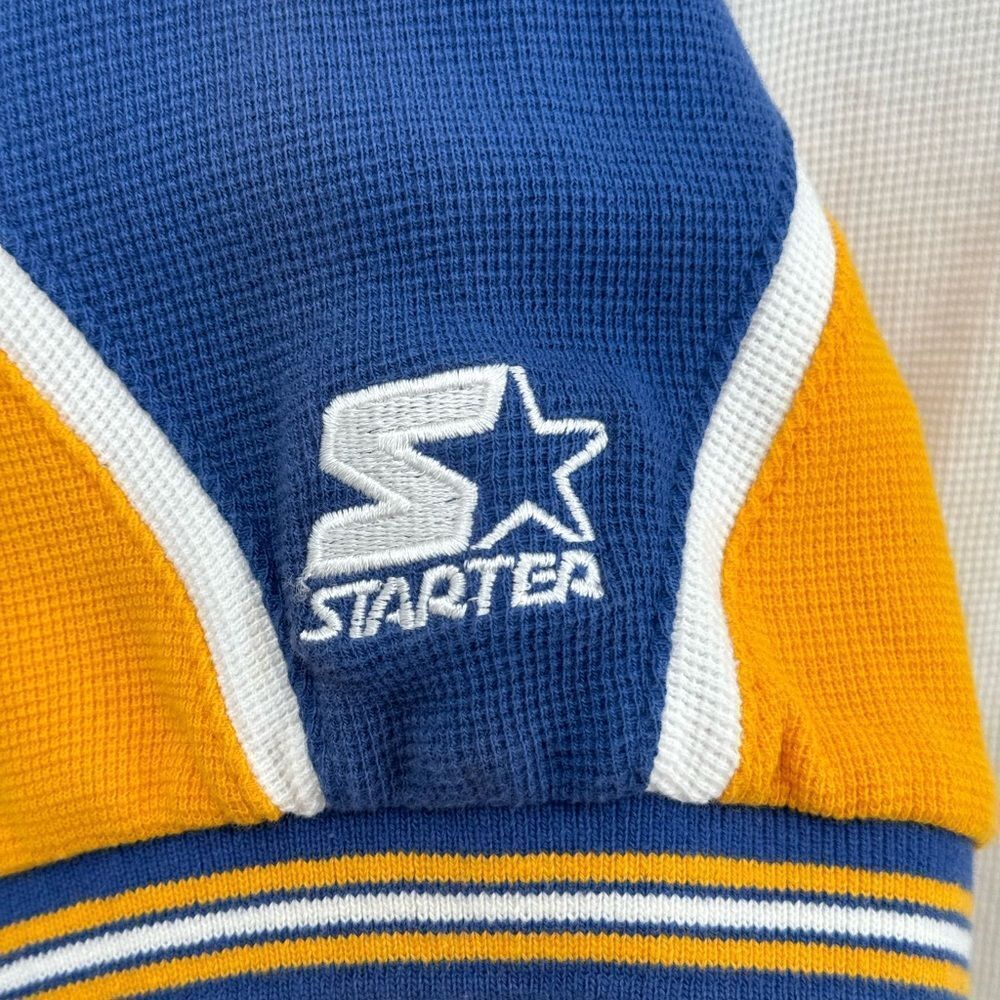 STARTER 1990's Vintage‎ Super Bowl XXXIII Multicolor Polo Shirt Size Medium - Picture 3 of 10